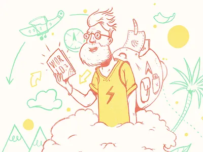 Amédée illustration ink