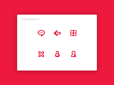 Mobile App - Iconography app branding design ecommerce iconography icons mobile motion ui ux