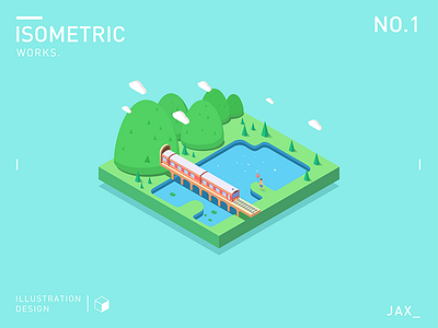 Little story NO.1 design illustrator isometric ps vector