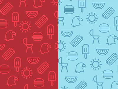 Freedom and Fries 4th forth of july icons