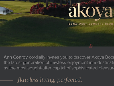 akoya // Email Design design eblast email marketing graphic design newsletter real estate real estate marketing