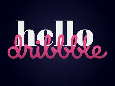 Hello Dribbble