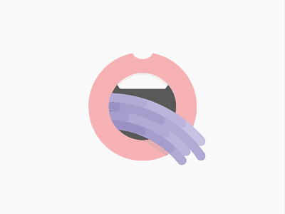 Q for queezy 36daysoftype art illustration illustrator letter lettering mouth queezy sick type vector vectorillustrator