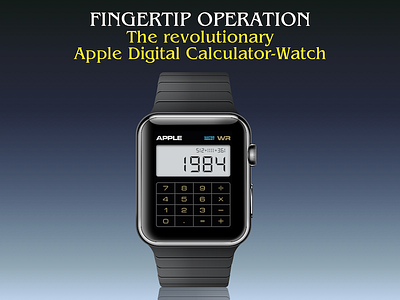 DailyUI #004 app apple watch calculator dailyui sketch watchos
