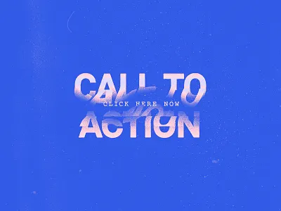 Call to Action cta distort glitch monospace texture type vector wavy