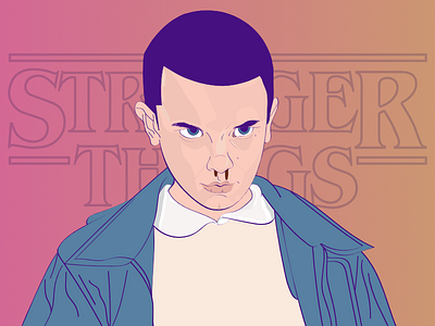 Stranger Things eleven illustration netflix stranger things