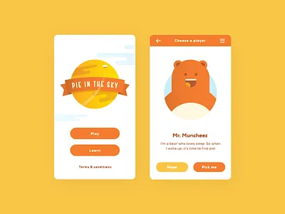 Pie In The Sky app character game ipad iphone mobile