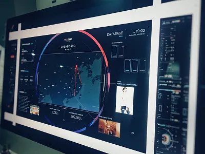 Dashboard dashboard gfx gui scifi screen shot tech