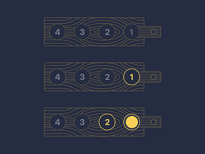 Beer Flight Wood beer illustration ui