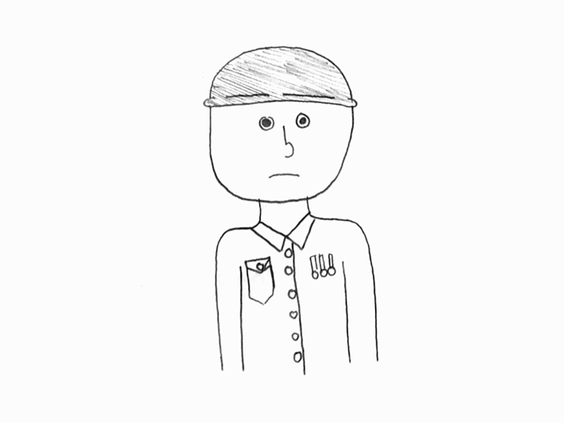 Soldier Salute 2d alive animation drawing salute soldier stop motion