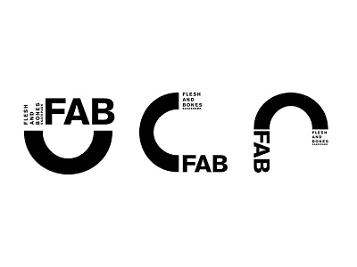 Flesh and Bones branding logo skatepark typography