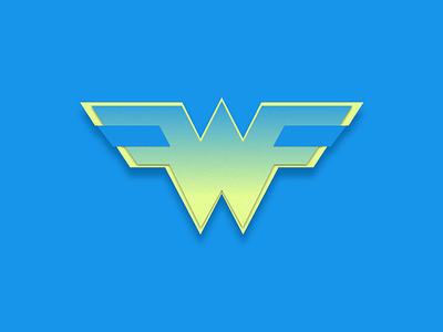 Wonder Woman TypeHue W Challenge letter typehue w
