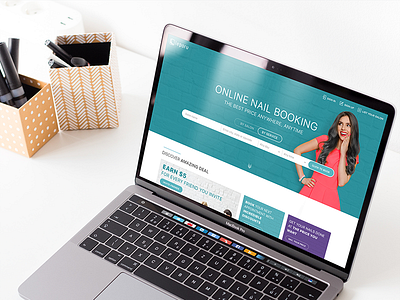 ONLINE NAIL BOOKING - Leporu App beautiful app leporu nail booking nails ui application uiux