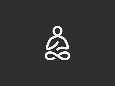 Yoga guru icon logo symbol yoga zen