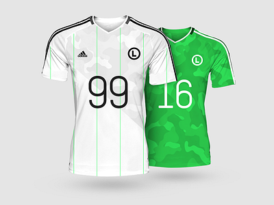 Legia Warszawa Concept Kit 17/18 adidas football kit legia outfit soccer sport warszawa