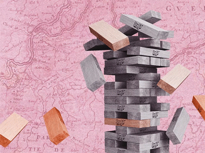 Blog Image Collage animation blog collage gif illustration jenga mindsea