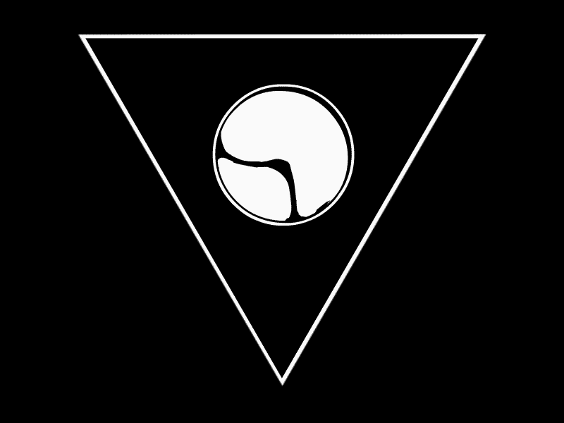 the mystical ghost pearl 2d animation black flash loop white