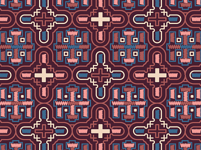 Rose Pattern Electric Cross cross design electric illustration lineart pattern rose symbol textile