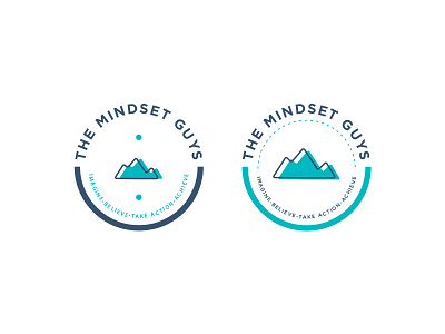 The Mindset Guys brand branding fitness graphic health identity logo logo design mindset