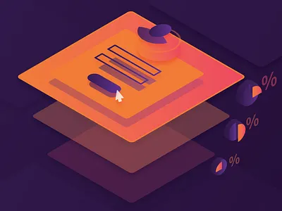 Conversion | Illustration avatar conversion design funnel gradient graphic icon illustration modal. sign up vector