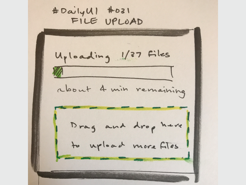 Example of DailyUI #031 - File Upload