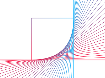 Red White Bluuuuuue blue curve gradient grid lines red vector wave white