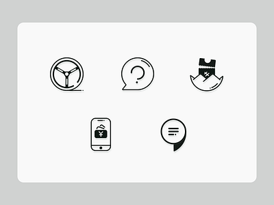 five icon icon ui ux