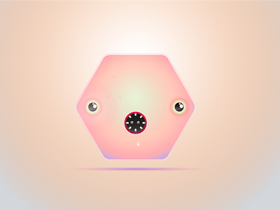 Geometric monster / Polygon character colors geometric illustration monsters polygon project