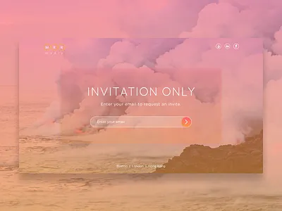 MRR / Invitation form form invitation mobile ui ux website