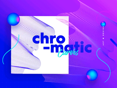 Animation Gif Chromatic Curves animation art color curves design gif ui ux