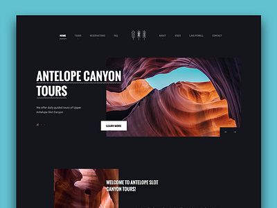 Antelope Canyon tours antelope canyon blue clean flat indians trendy ui