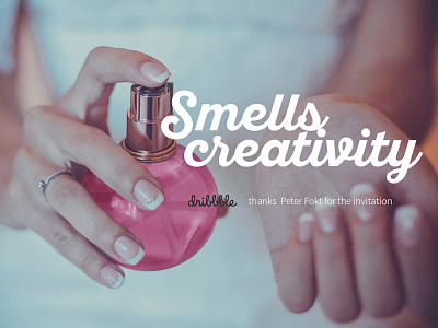 Hello dribbble - Smells creativity hello dribbble photomontage photoshop pielach pawel