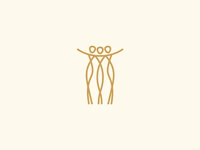 The Three Graces / Charites Symbol aglaie charites euphrosyne goddess graces greek icon illustration mythology symbol thalia three
