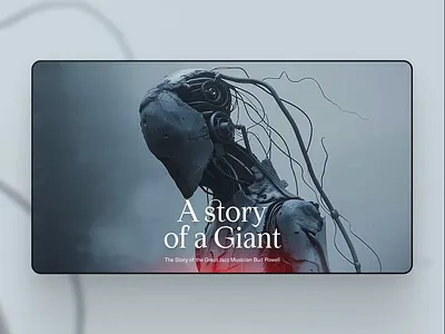 A story of a Giant bud powell history jazz layout robot