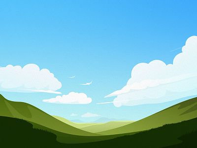 Cloudy illustration