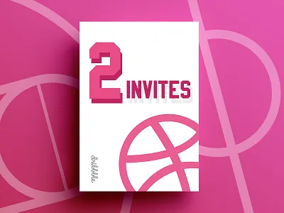 2 Dribbble Invites Giveaway designers dribbble free giveaway invitation invite invites players playground shot vector