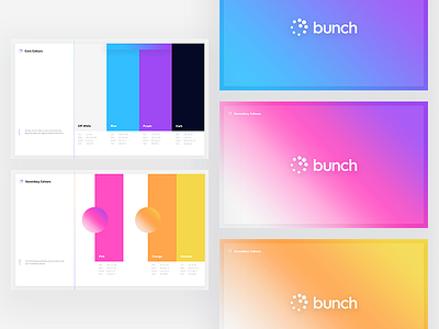 bunch.ai brand bunch colour gradient identity