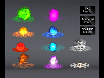 Alchemy FX Vol.01 alchemy blast effects energy explosions flares games effects hits hot impacts isolated magic