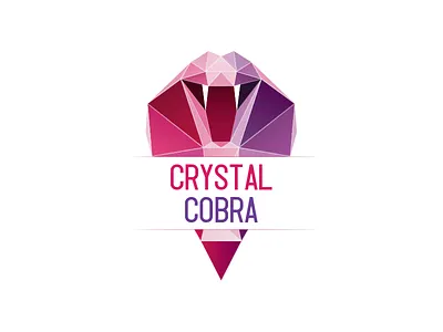 Crystal Cobra cobra crystal logo low poly