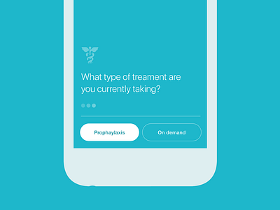 Onboarding questions conversational ui fitness health healthcare hemophilia medical messaging mobile onboarding