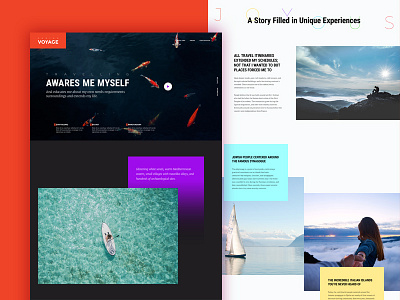 Travel Story business css html layout outdoor reader stories travel ui ux website wordpress