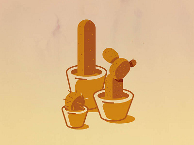 Cacti cacti cactus illustration plants vector