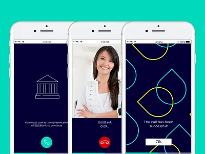 Bank - app bank mobile phone wireframes