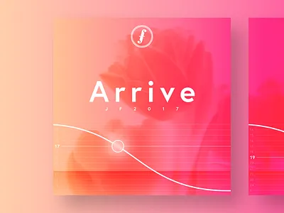 Arrive by JF2017 – Part I artwork berlin cover cutting edge gradient minimal modern music spotify wedding