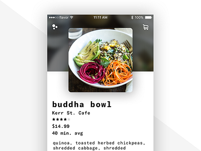 Yum... branding cart design food interface iphone menu onboard typography ui ux