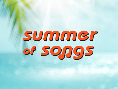 Summer of Songs Sermon Series clever design icon music notes song