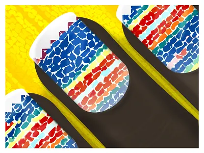 Nail Art Power abstract art abstraction beauty claws editorial feminism illustration nail art the baffler tv