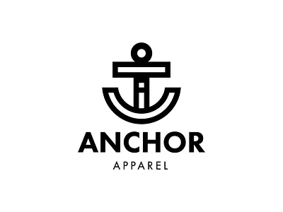 Anchor - 1 Hour Logos - Thirty Logos Challenge Day 10 anchor anchor logo apparel logo brand branding clothes clothing clothing logo logo logo design ocean thirty logos