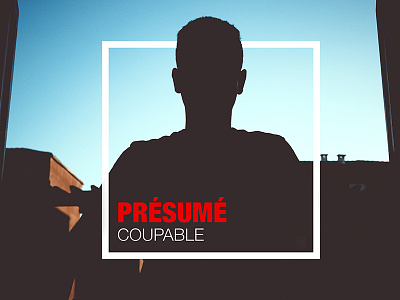 Présumé coupable art awesome coupable crime design graphic mood photography