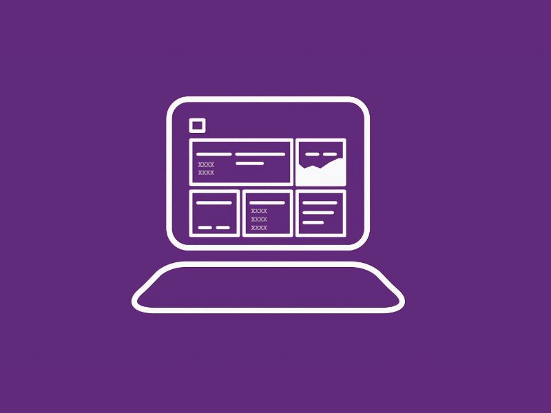 Control Panel animation control panel gif line purple saas